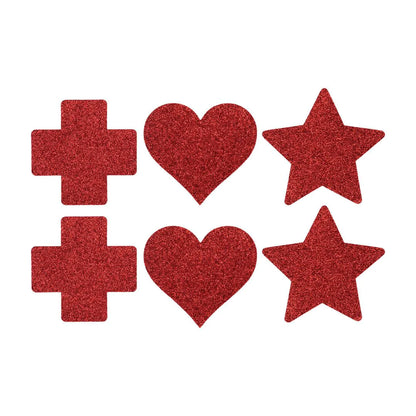 LEDÉSIR Nipple Cover Set - Cross Star Heart