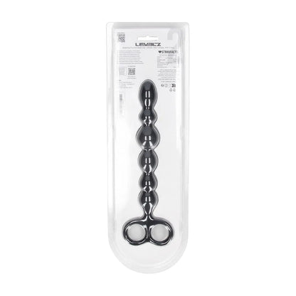 LEVELZ Beaded Silicone Anal Probe with Double Loop