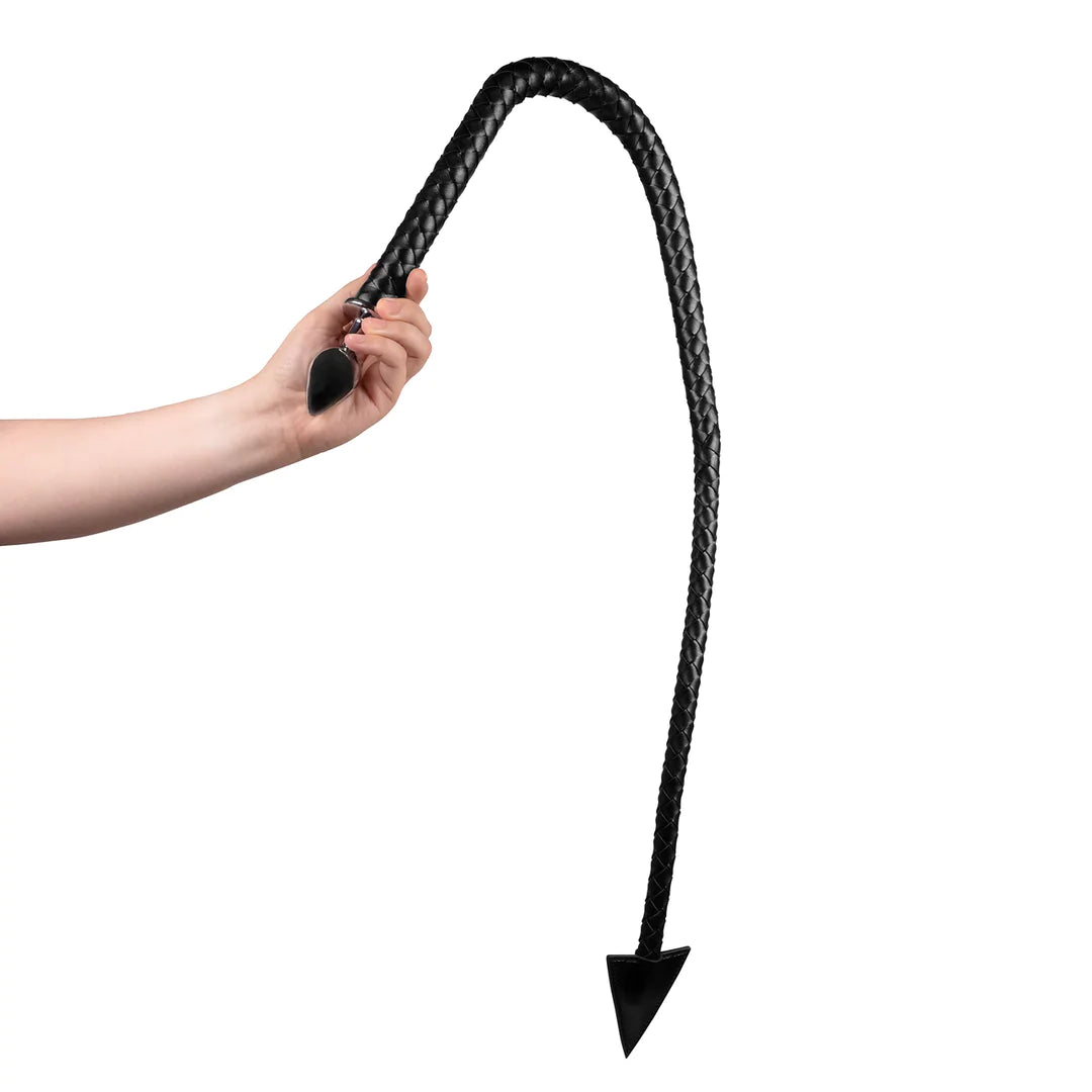 OUCH! Metal Anal Plug Devil's Tail - Black