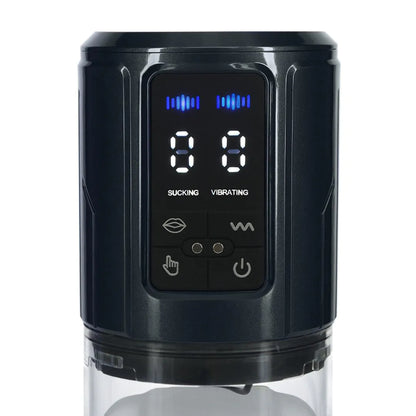 PUMPED UltraLift - Automatic Waterproof Masturbator Pump - Gun Metal