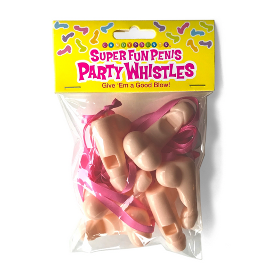LITTLEGENIE Super Fun Penis - Party Whistles - 6 Pack