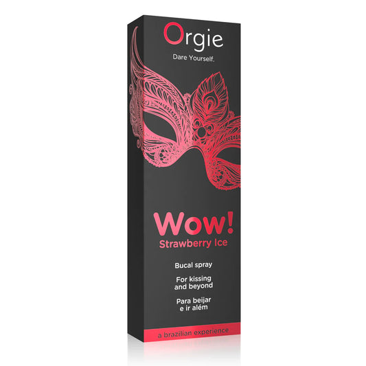 ORGIE Wow! Strawberry Ice - Bucal Spray - 0.34 fl oz / 10 ml