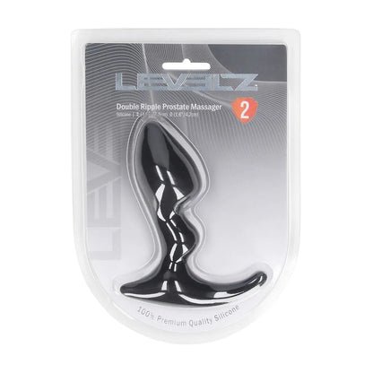 LEVELZ Double Ripple Silicone Prostate Massager