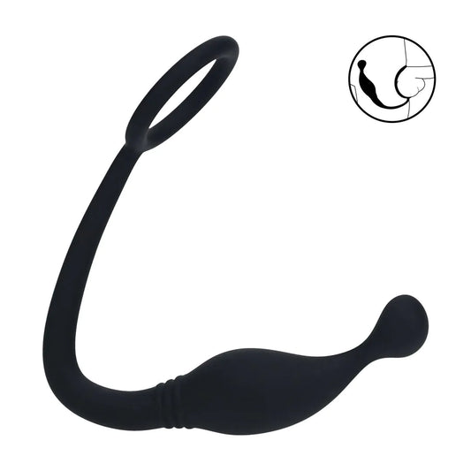 LEVELZ Silicone Cockring with Prostate Stimulator - S