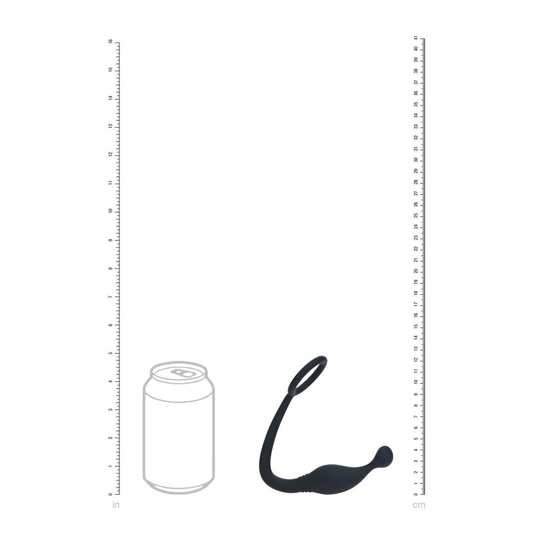 LEVELZ Silicone Cockring with Prostate Stimulator - S