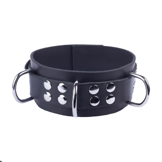 THERED Ultra Leather Necklace - Black