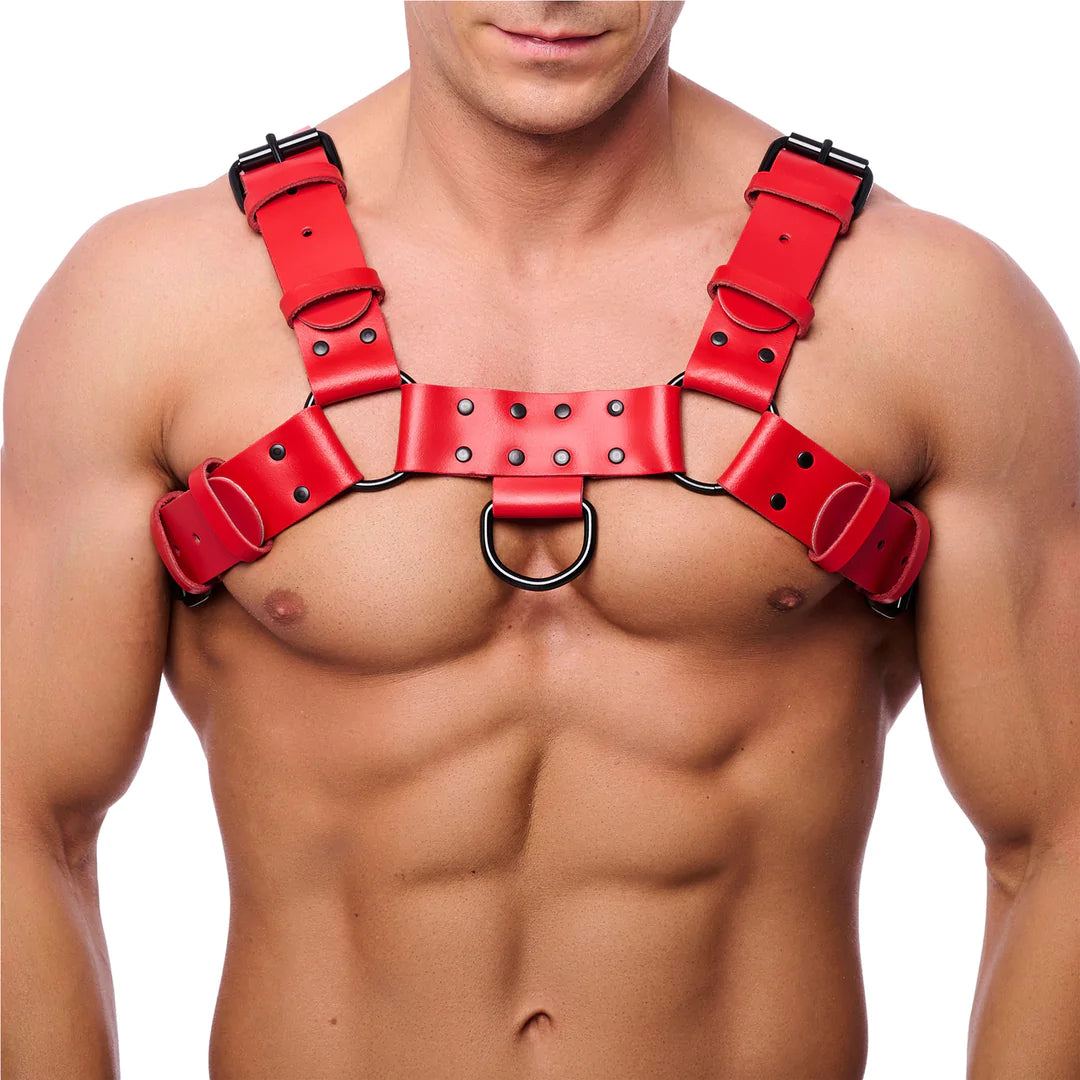 THERED Bulldog Leather Harness