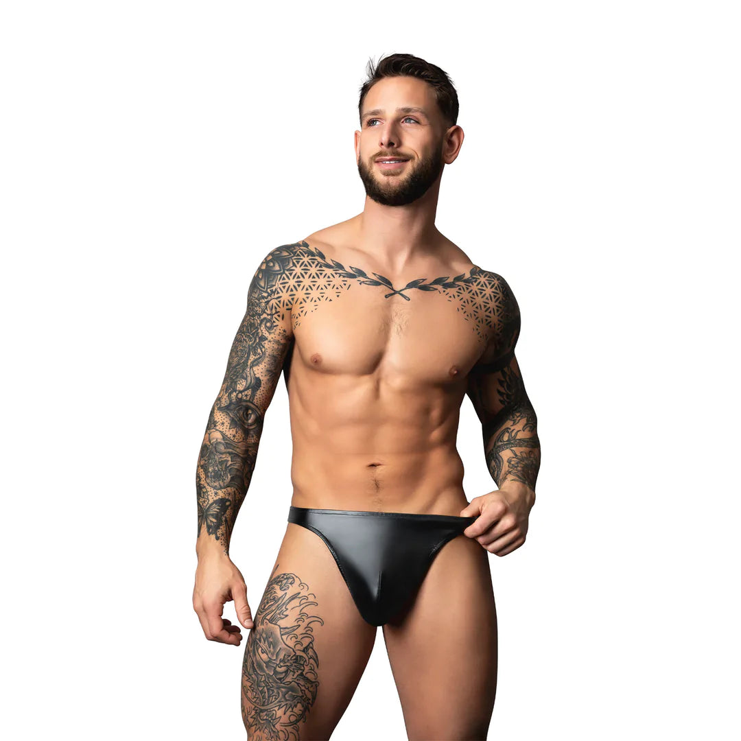MALEPOWER Wetlook Bong Thong - S/M - Black