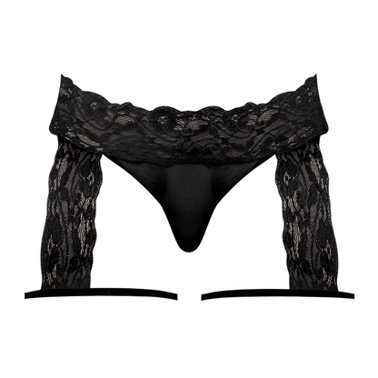 MALEPOWER G-String Garter Short - L/XL - Black