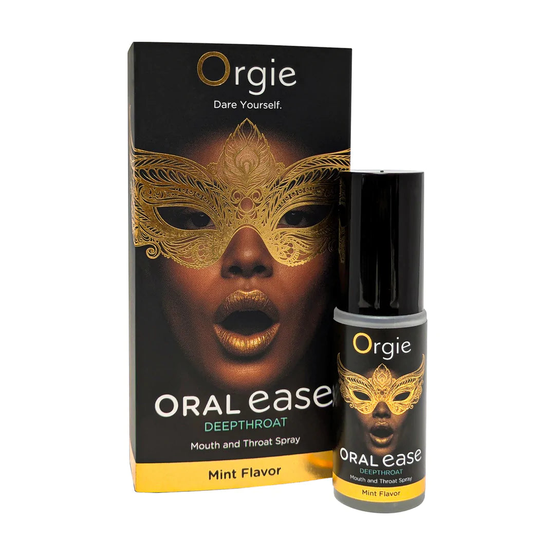 ORGIE Oral Ease Deepthroat - Mouth and Throat Spray - Mint Flavor - 0.5 fl oz / 15 ml