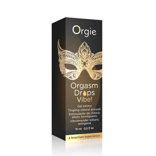 ORGIE Orgasm Drops Vibe! - Stimulating Drops - 0.5 fl oz / 15 ml