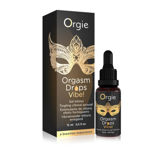 ORGIE Orgasm Drops Vibe! - Stimulating Drops - 0.5 fl oz / 15 ml