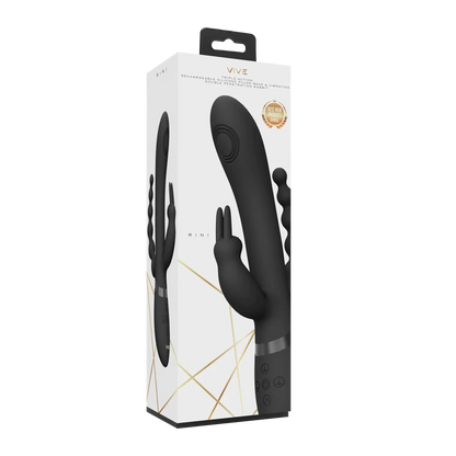 VIVE Rini Pulse Wave &amp; Vibrating Double Penetration Rabbit