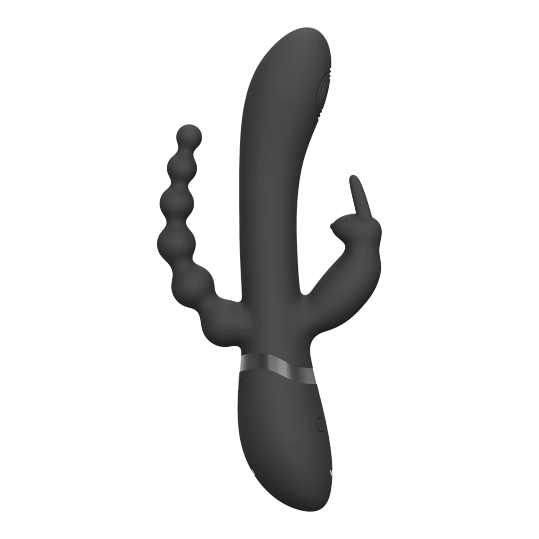 VIVE Rini Pulse Wave &amp; Vibrating Double Penetration Rabbit