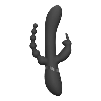 VIVE Rini Pulse Wave &amp; Vibrating Double Penetration Rabbit