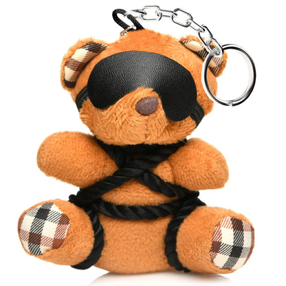 MASTERSERIES Rope Teddy Bear Keychain - Brown