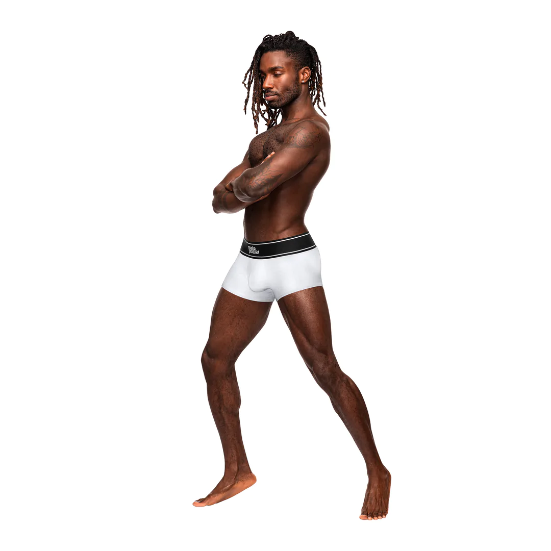 MALEPOWER Pouch Short - S - White
