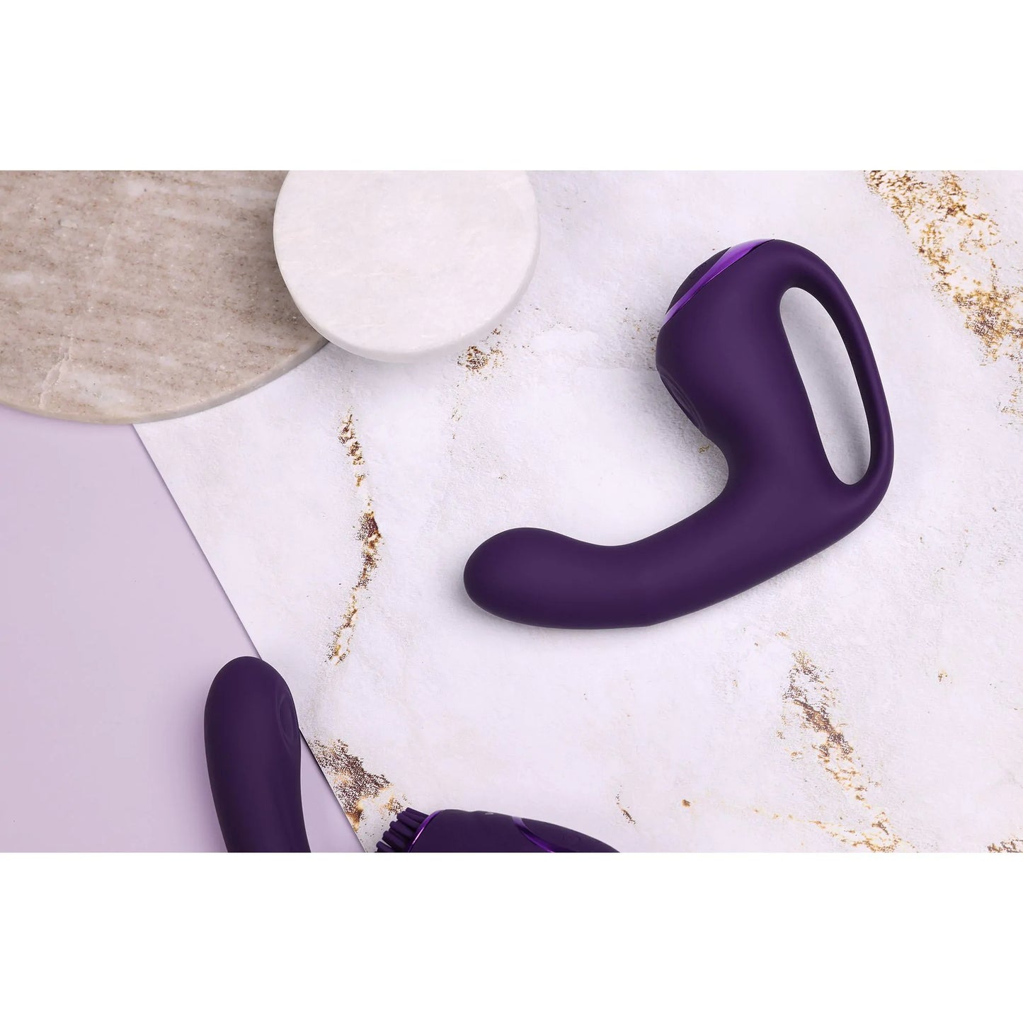 VIVE Riko - Triple Motor Thumper with Advanced Finger Motion & Pulse Wave Stimulator - Purple