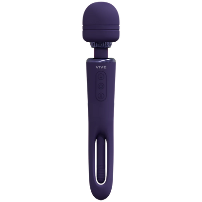 VIVE Kiku - Double Ended Wand with Innovative G-Spot Flapping Stimulator