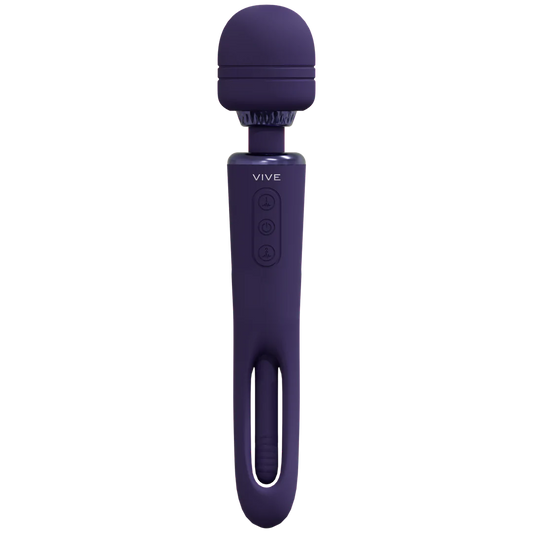 VIVE Kiku - Double Ended Wand with Innovative G-Spot Flapping Stimulator