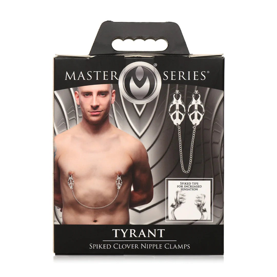 MASTERSERIES Tyrant - Spiked Clover Nipple Clamps