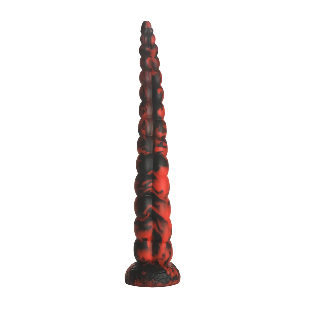 CREATURECOCKS Stinger - Silicone Dildo - Red/Black