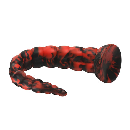 CREATURECOCKS Stinger - Silicone Dildo - Red/Black