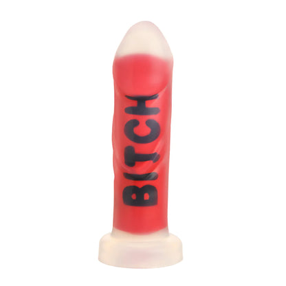 MASTERSERIES BITCH - Silicone Dildo - Red