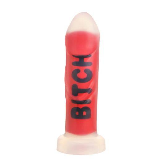 MASTERSERIES BITCH - Silicone Dildo - Red