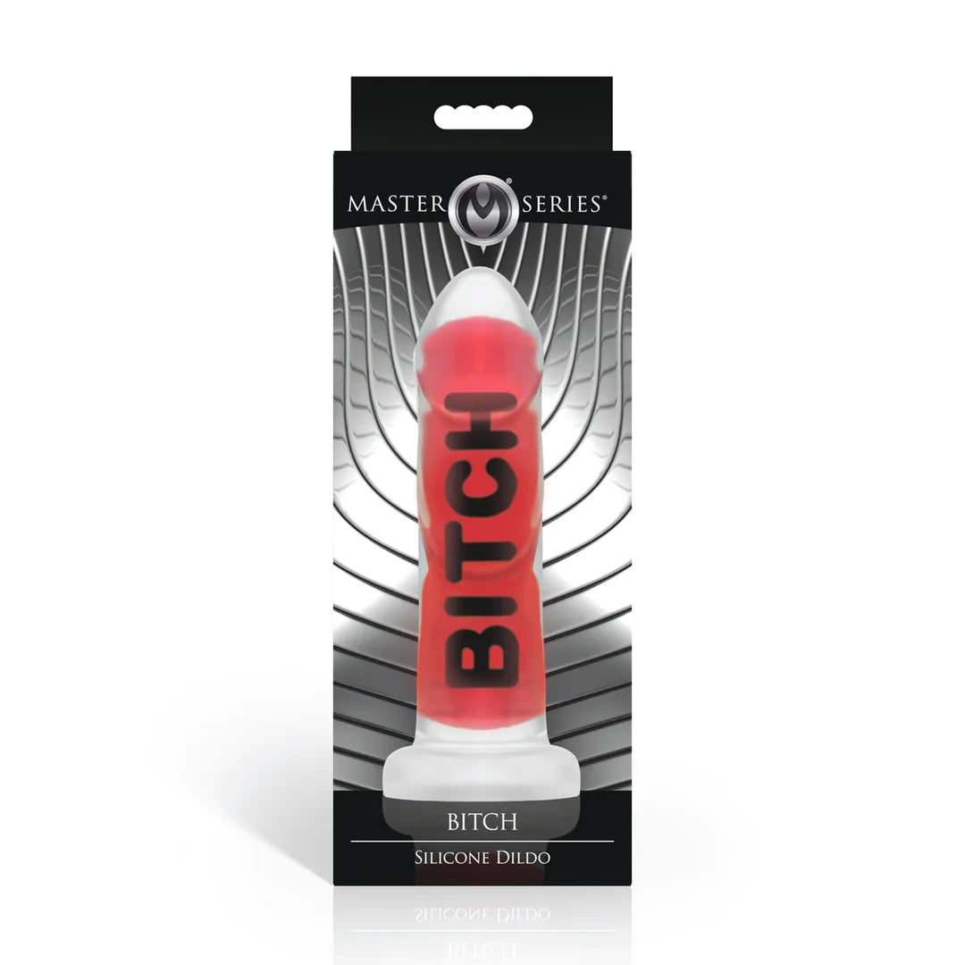 MASTERSERIES BITCH - Silicone Dildo - Red