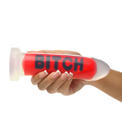 MASTERSERIES BITCH - Silicone Dildo - Red