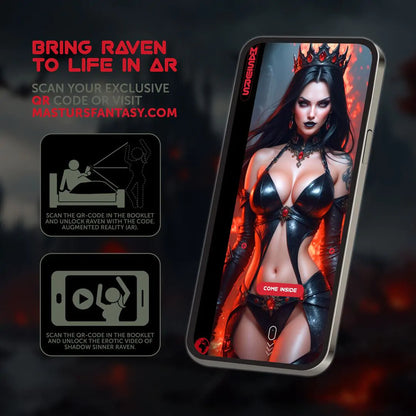 MASTURS Raven - Shadow Sinner - Multi Function Masturbator