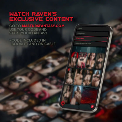 MASTURS Raven - Shadow Sinner - Multi Function Masturbator