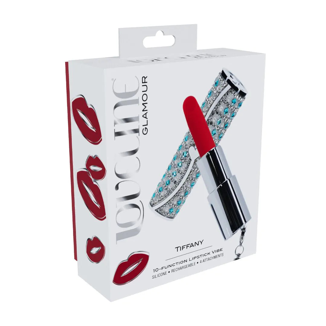 LOVELINE Tiffany - Lipstick Vibrator with 4 Attachments