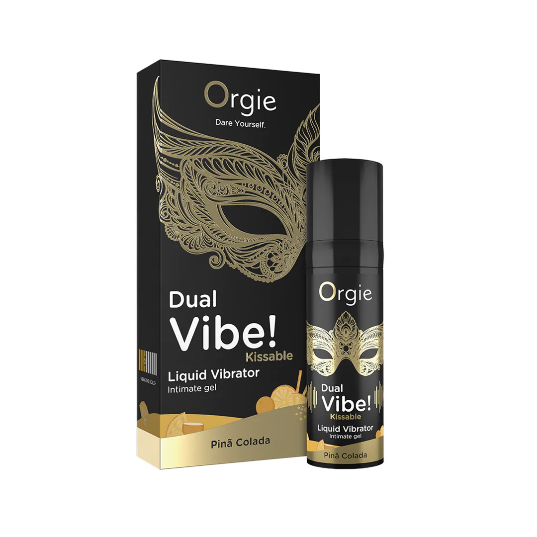 ORGIE Dual Vibe! Kissable & Flavored Liquid Vibrator 0.5 fl oz / 15 ml