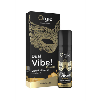 ORGIE Dual Vibe! Kissable & Flavored Liquid Vibrator 0.5 fl oz / 15 ml