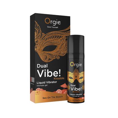 ORGIE Dual Vibe! Kissable & Flavored Liquid Vibrator 0.5 fl oz / 15 ml