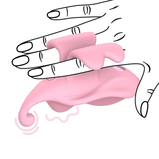 LOVELINE Finger Dual Vibrator - Pink