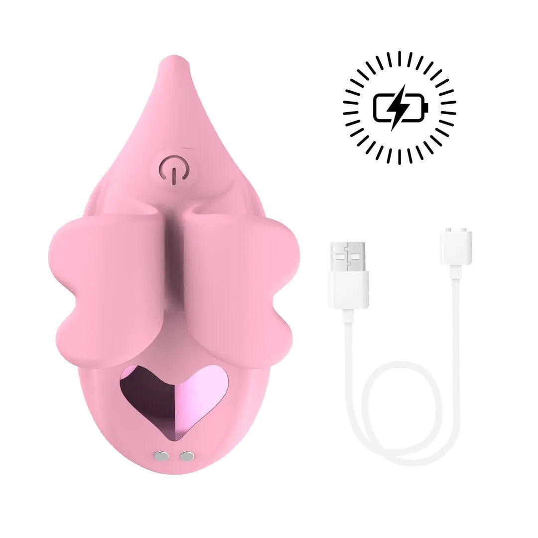 LOVELINE Finger Dual Vibrator - Pink