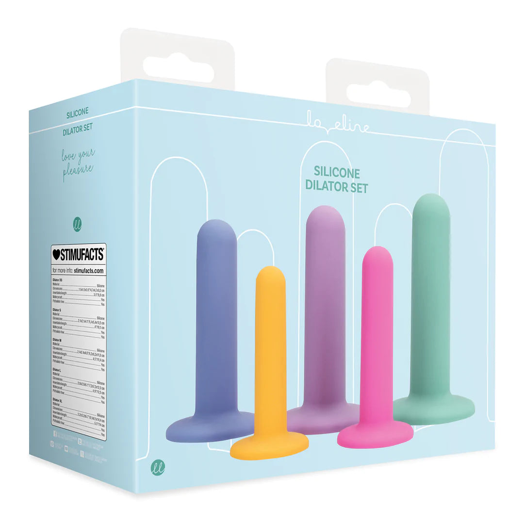 LOVELINE Silicone Vagina Dilator Set - Multicolored