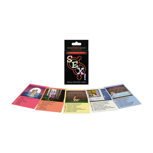 KHEPERGAMES Adventurous Sex! Card Game - A Year of Sex!
