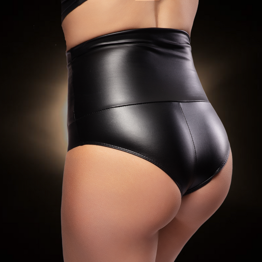 KINKYDIVA LILITH - Butt Lift High Briefs Leather Look
