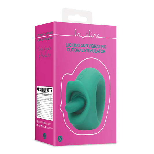 LOVELINE Licking and Vibrating Clitoral Stimulator - Ancient Sea