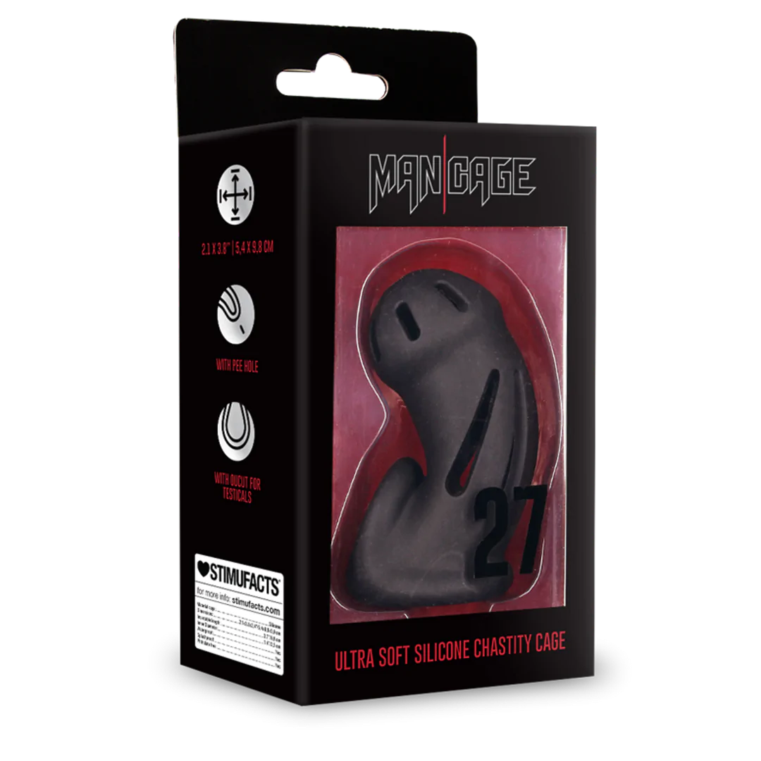 MANCAGE Ultra Soft Silicone Chastity Cage