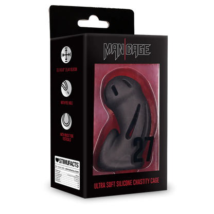MANCAGE Ultra Soft Silicone Chastity Cage