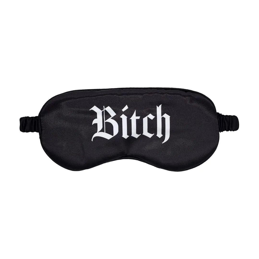 OUCH! Printed Satin Mask - Black