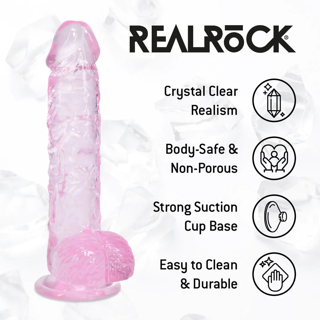 REALROCK Realistic Dildo with Balls - 5" / 12,7 cm