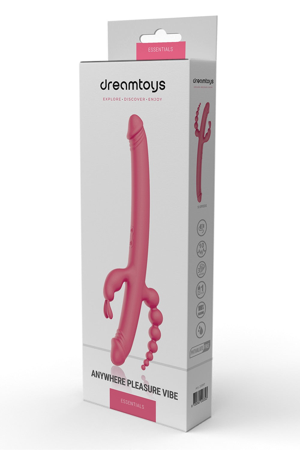 DREAMTOYS Anywhere Pleasure Vibe Pink