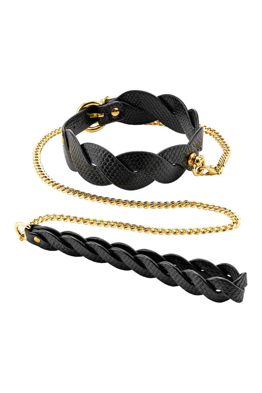 GUILTYPLESURE Lunar Braided Leash And Collar