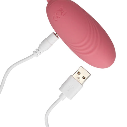 LOVELINE Ultra Soft Silicone Egg Vibrator with Remote Control